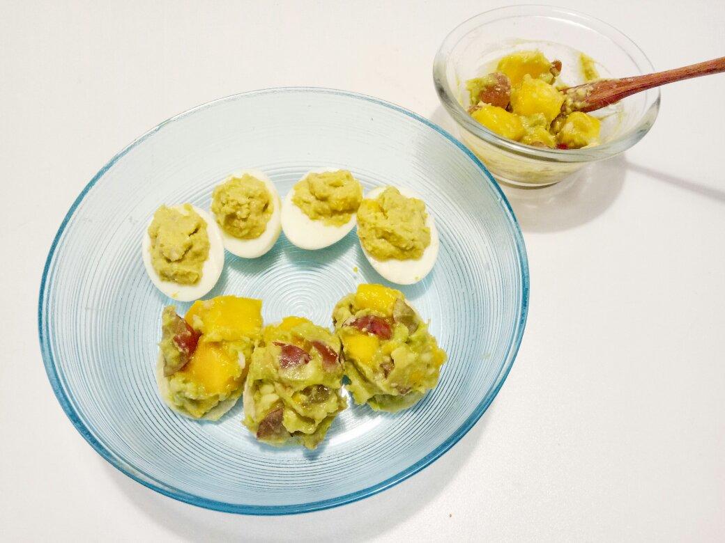 薯片牛油果大虾沙拉