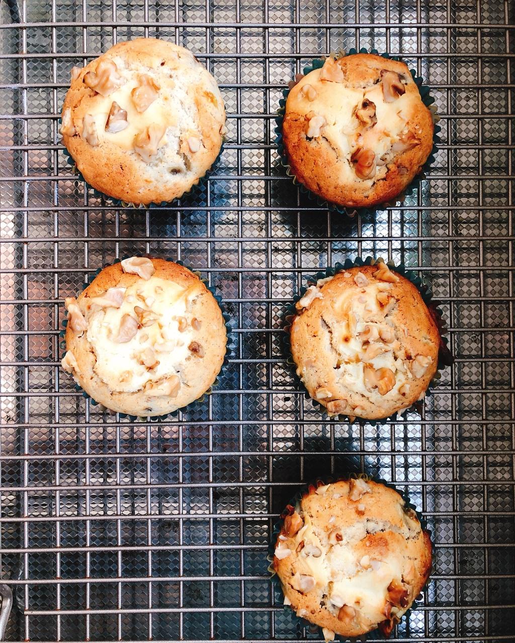 软心乳酪香蕉马芬<Banana Cream Cheese Muffins>