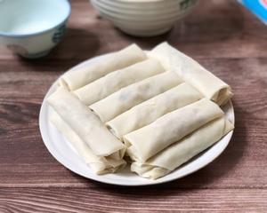 上海春卷——黄芽菜冬笋香菇肉丝馅的做法 步骤8
