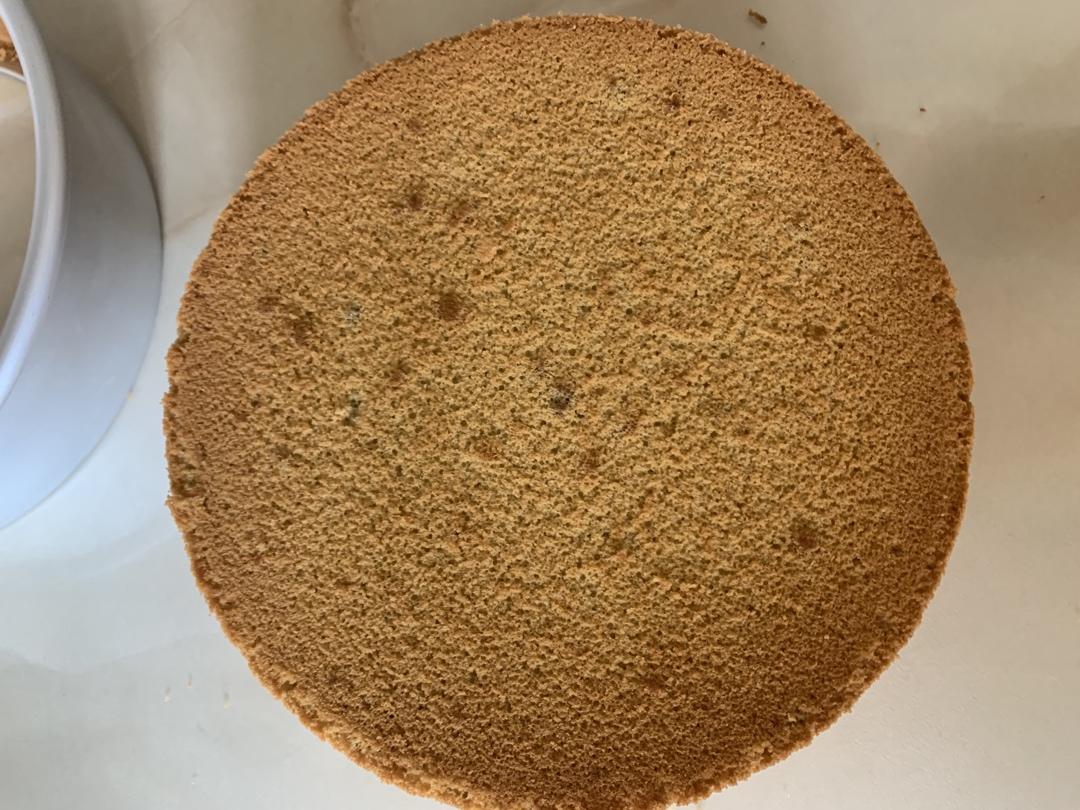 抹茶酸奶戚风蛋糕8寸