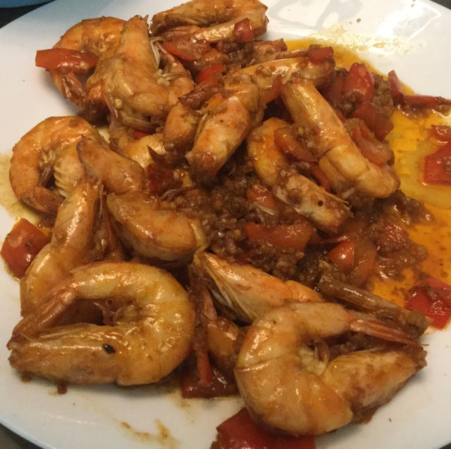 速冻虾也很好吃！蒜蓉大虾