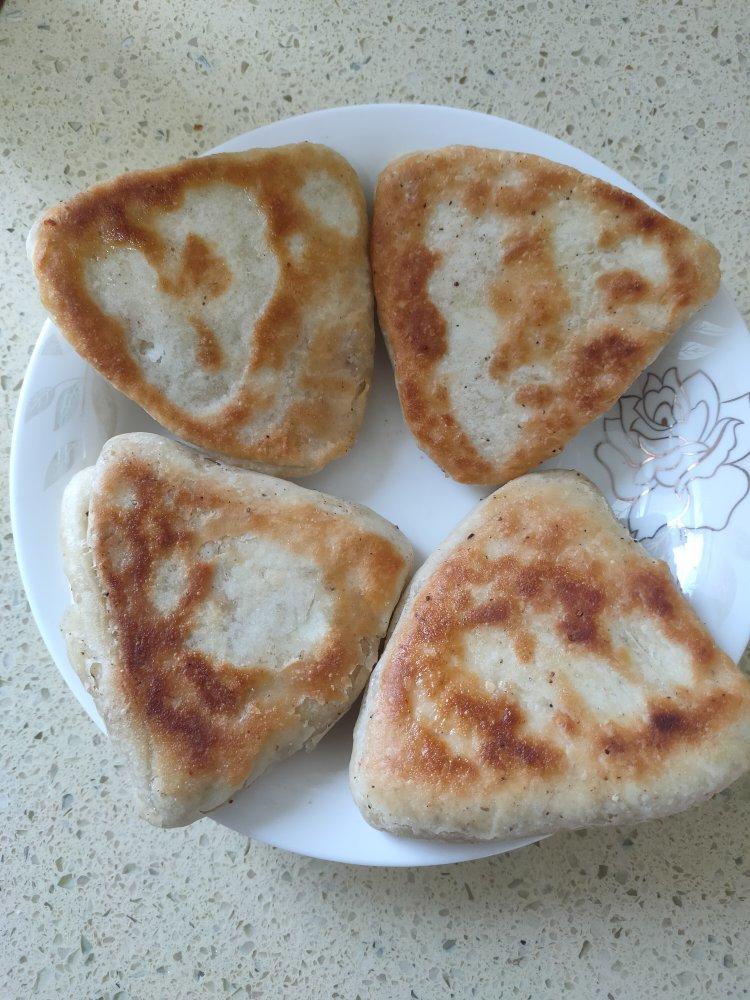 松软空心发面饼