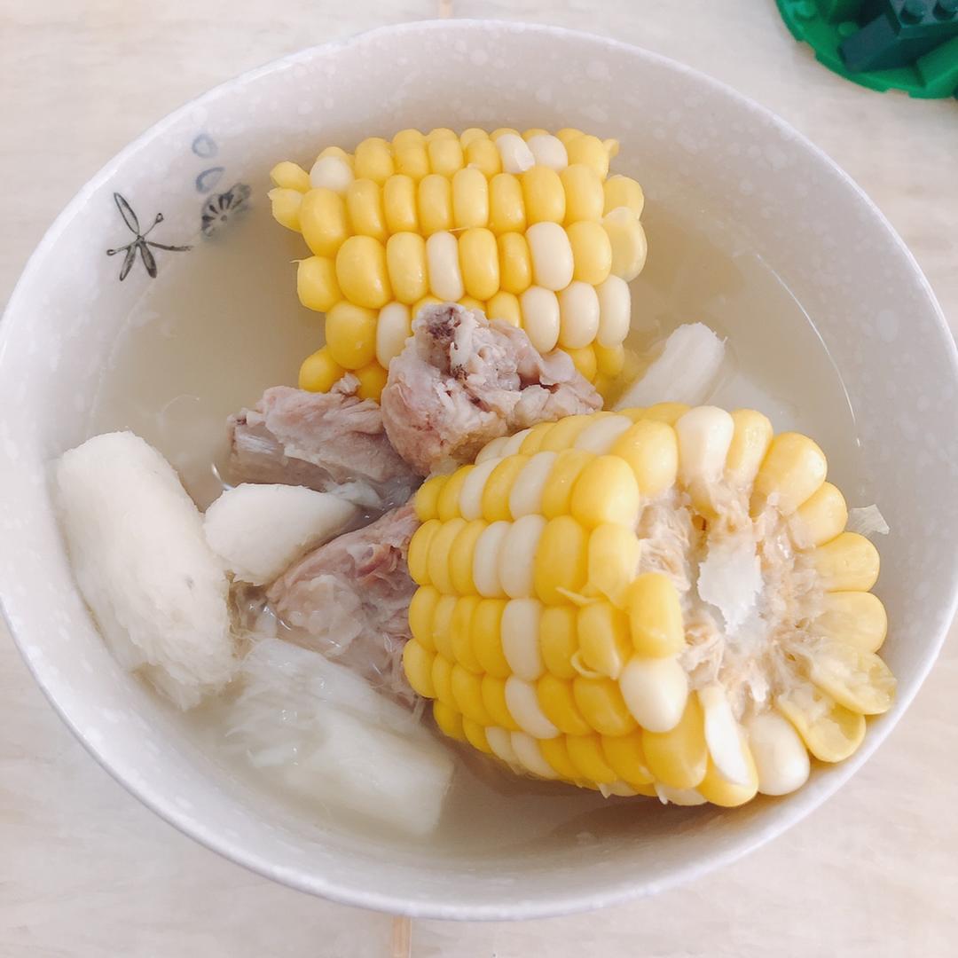 山药玉米排骨汤