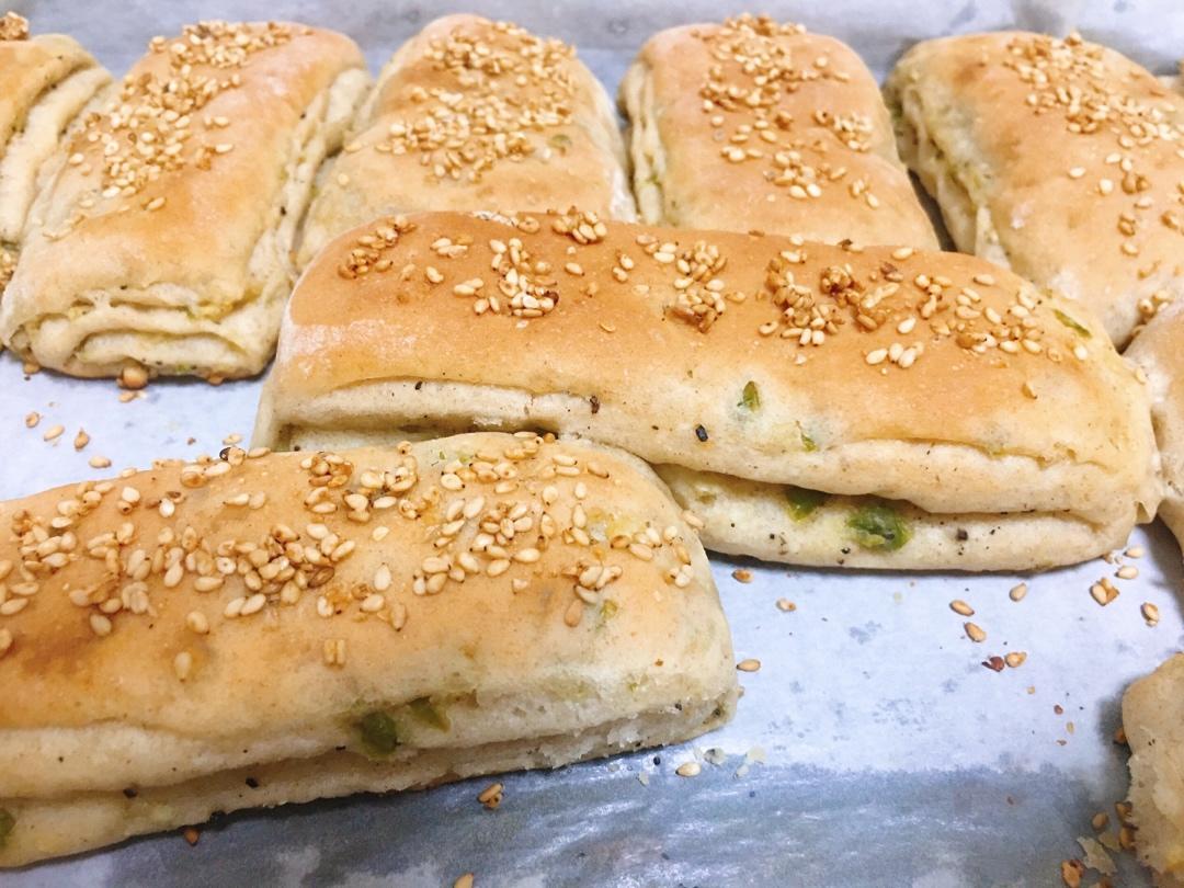 椒盐发面千层饼