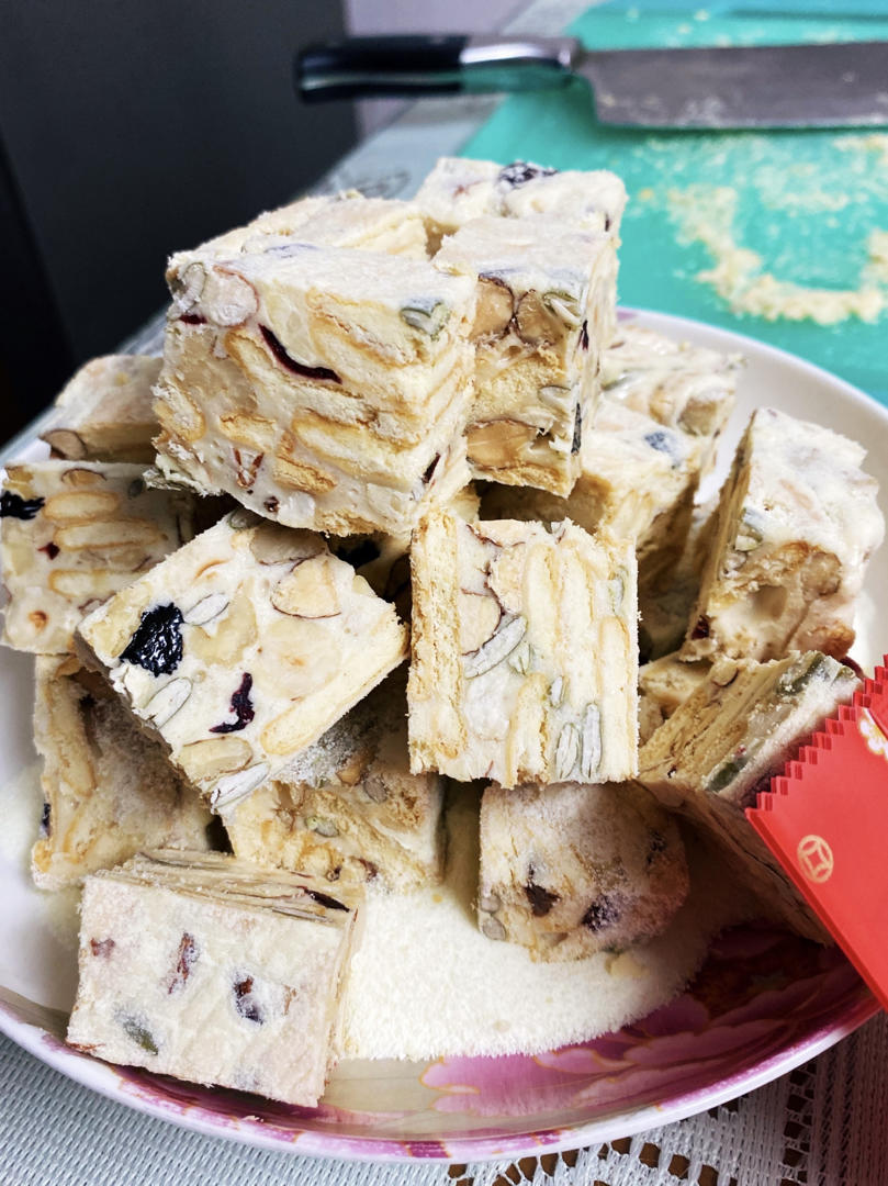 雪花酥  不甜版