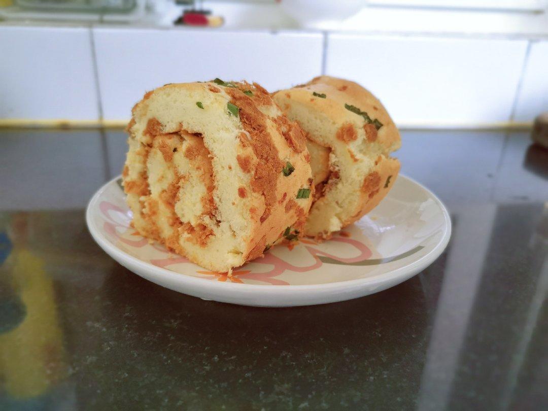 香葱肉松蛋糕卷