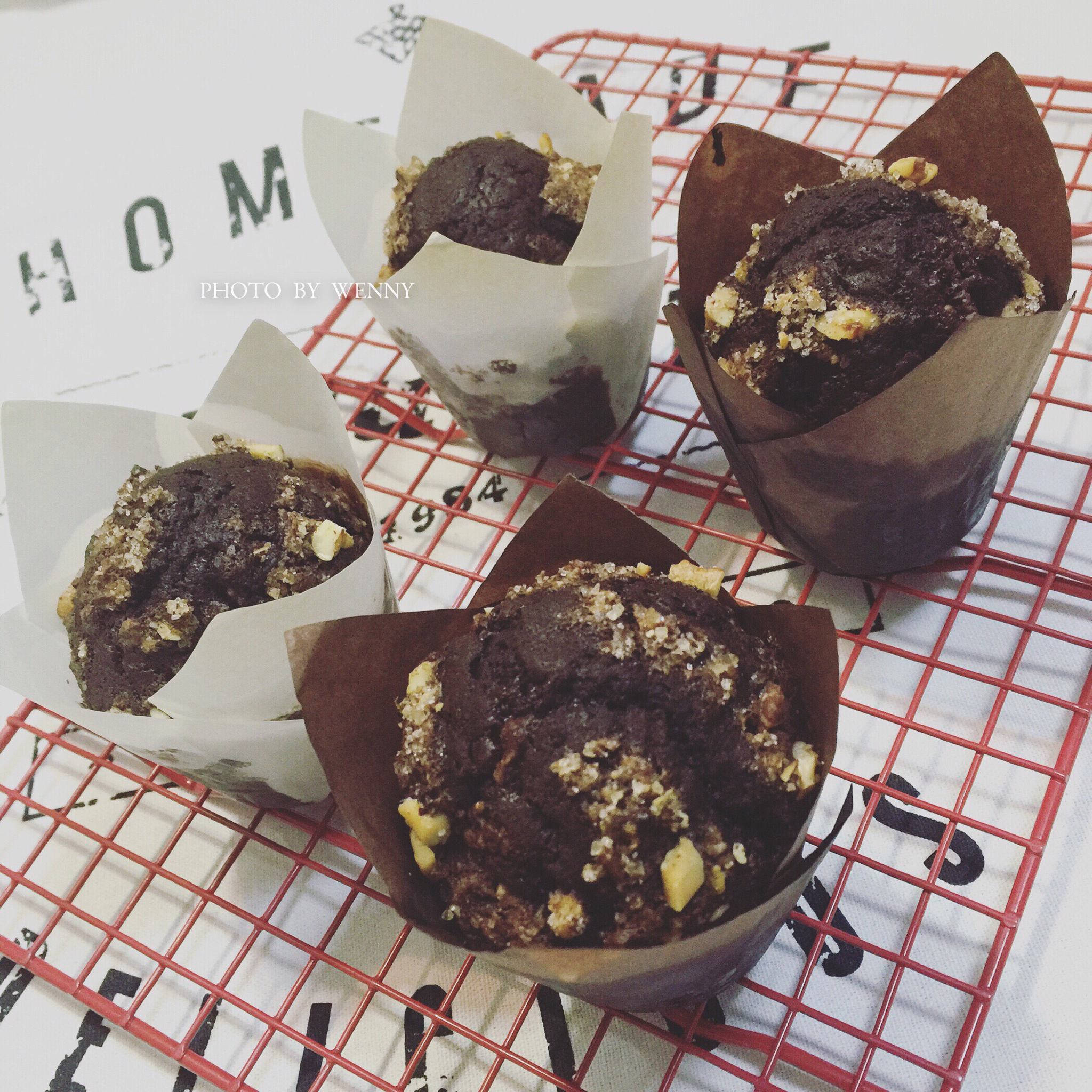 浓情巧克力摩卡马芬<Chocolate Espresso Muffins>