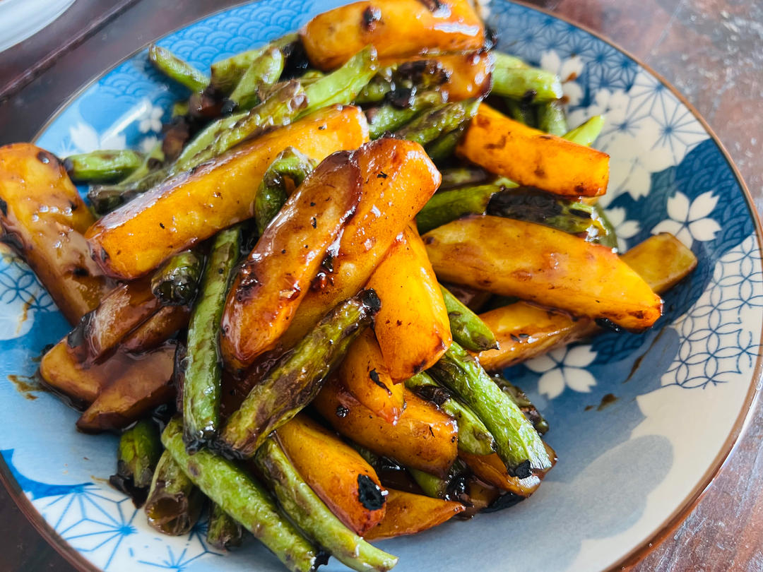 干煸豆角土豆