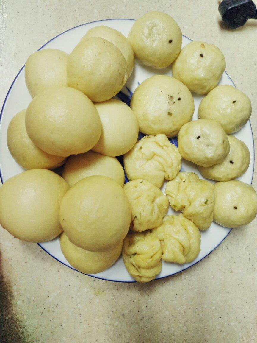奶香玉米面馒头