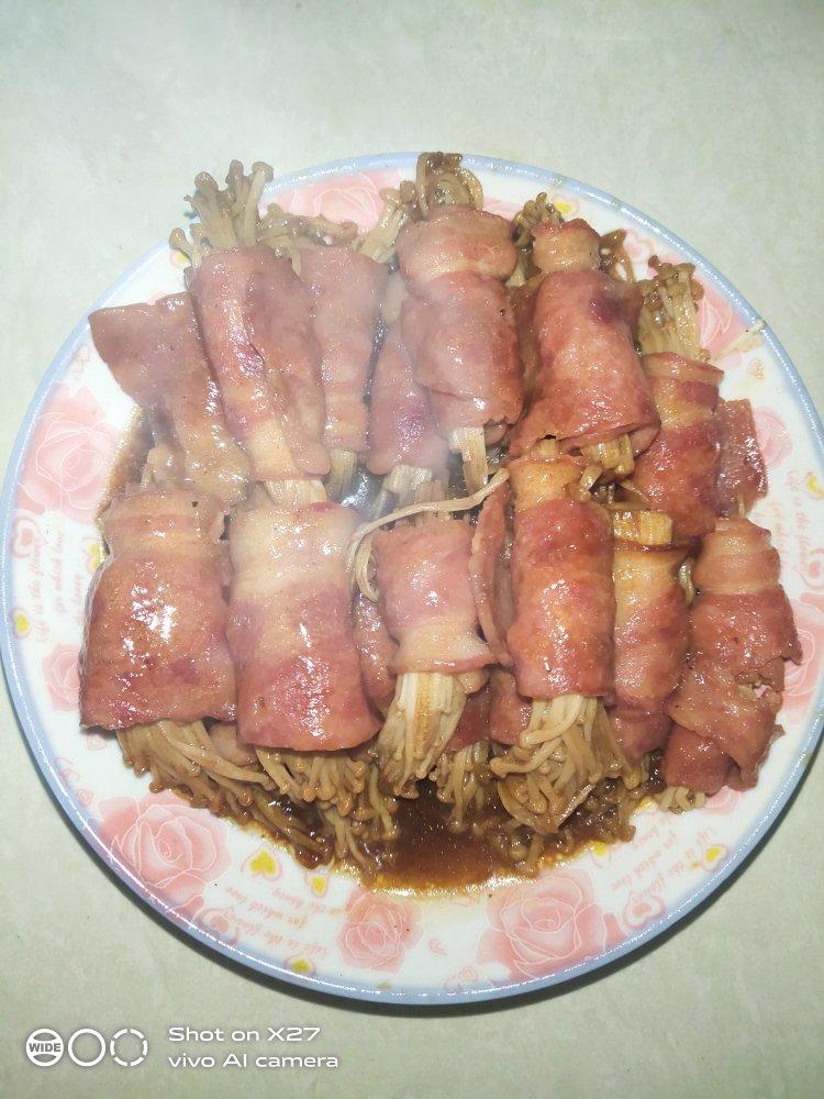 金针菇培根卷