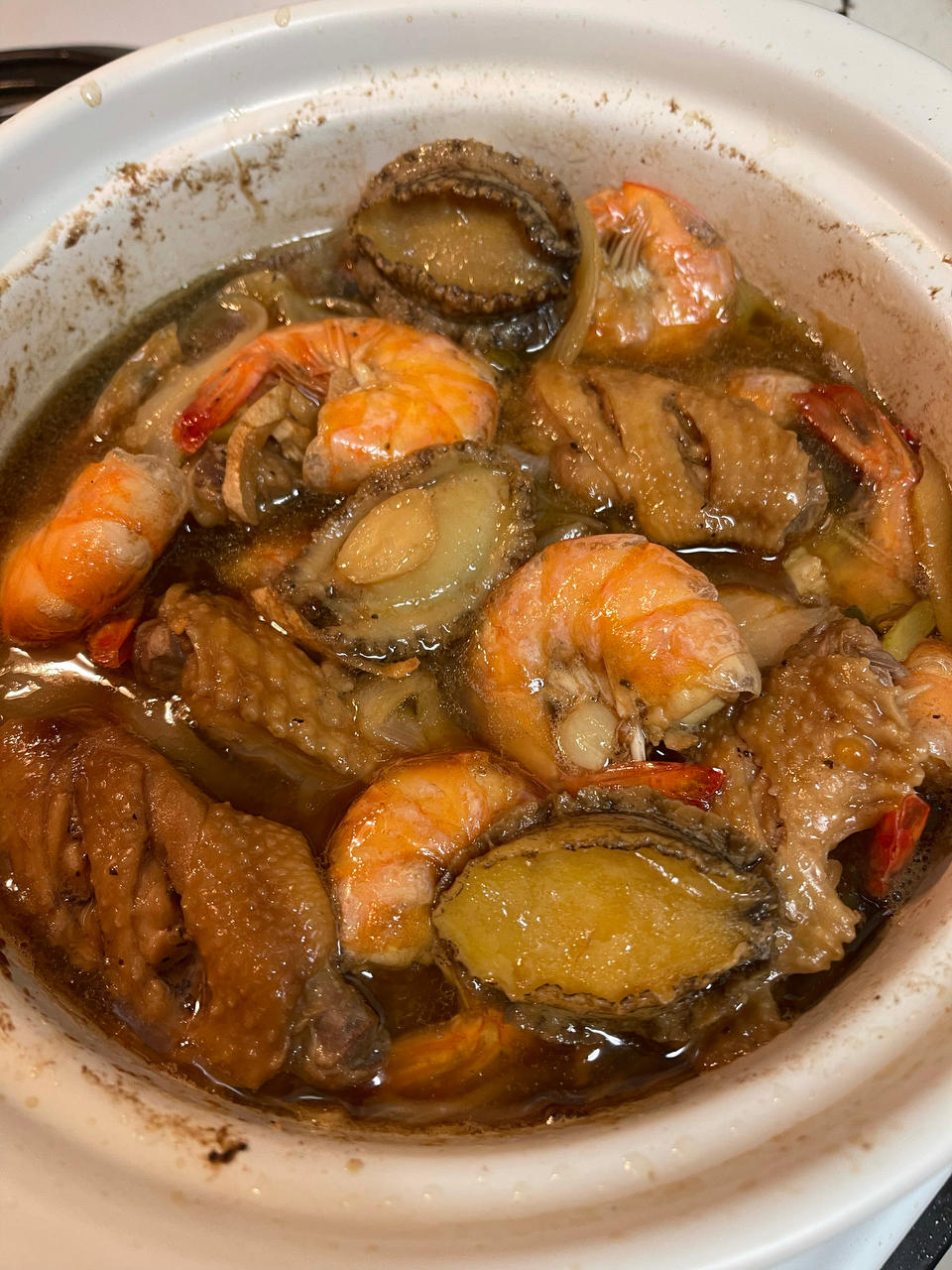 鲍鱼鸡翅煲（家庭版）