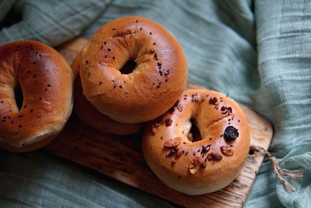 榴莲团团做的最爱吃的百变冷藏液种贝果