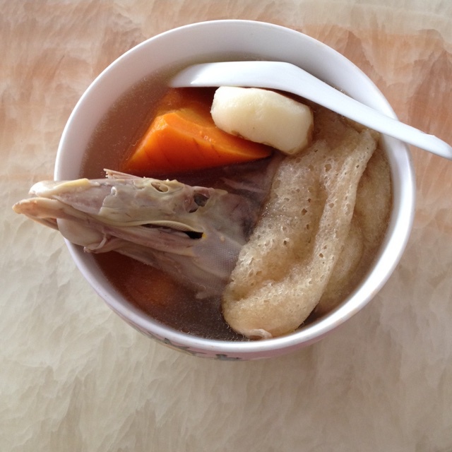 小秋叶做的竹荪老鸭汤