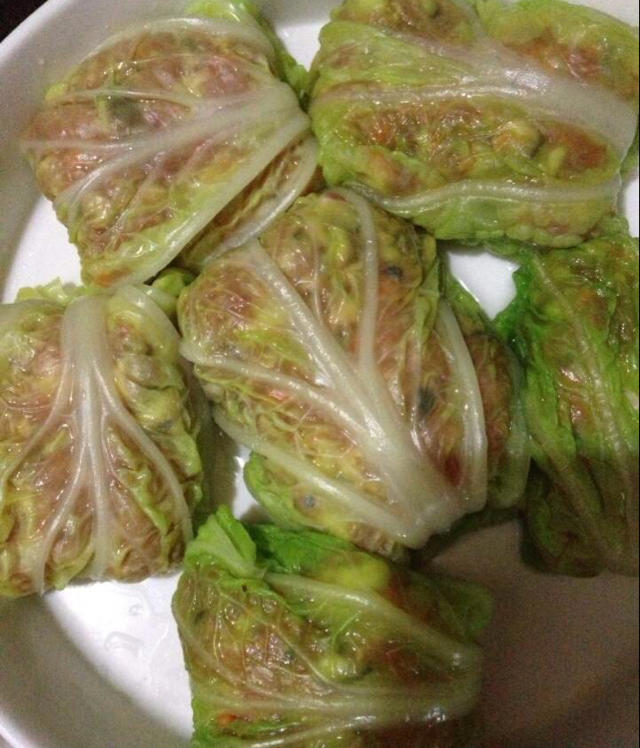 肉酿白菜卷