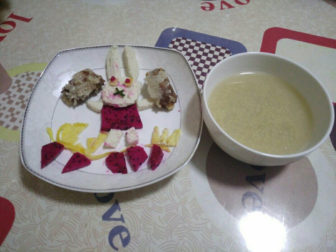 茶茶的创意早餐—花瓶