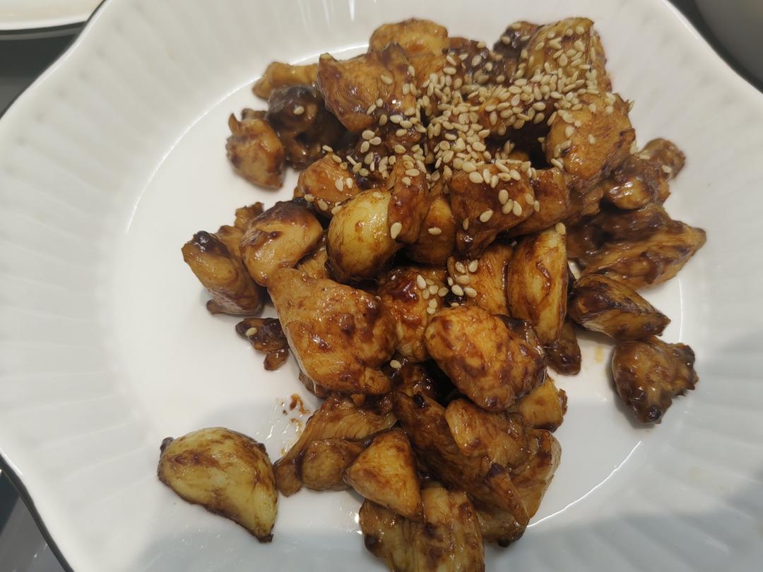 孜然蒜香鸡胸肉