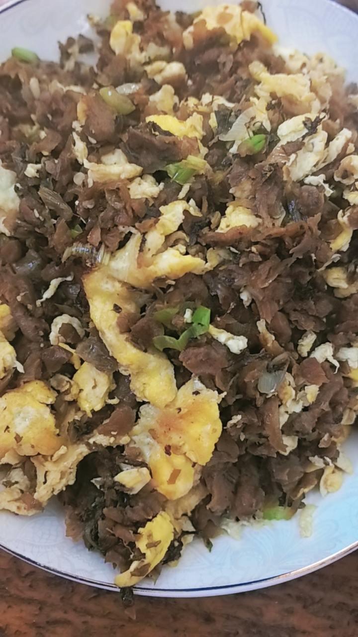 鸡蛋炒外婆菜(下饭菜)