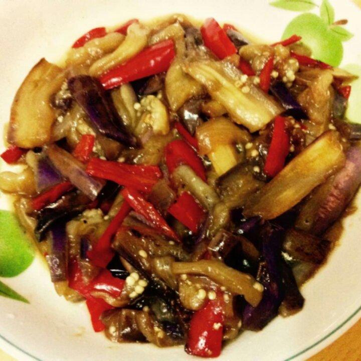 清炒茄子（少油版+视频）