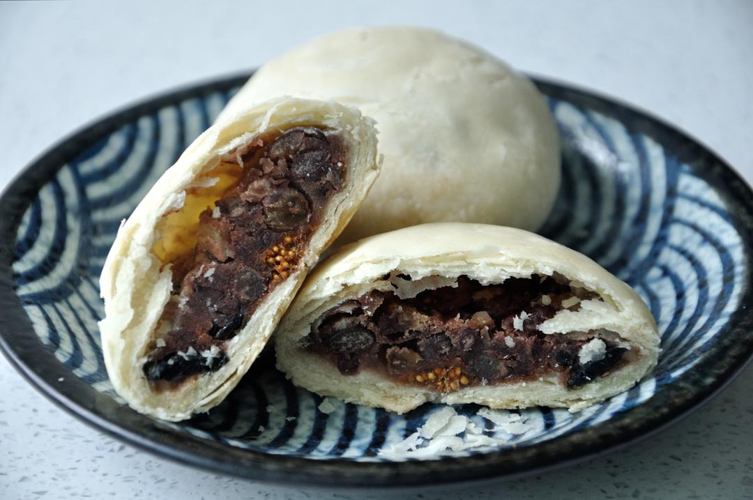 红豆酥饼（附油酥不测漏的办法）