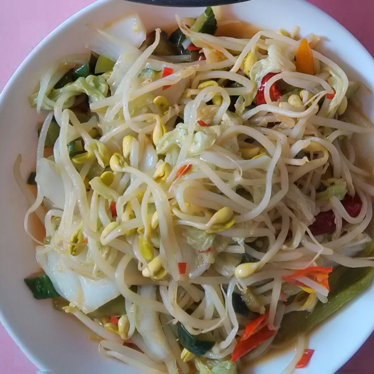 呛炒黄豆芽