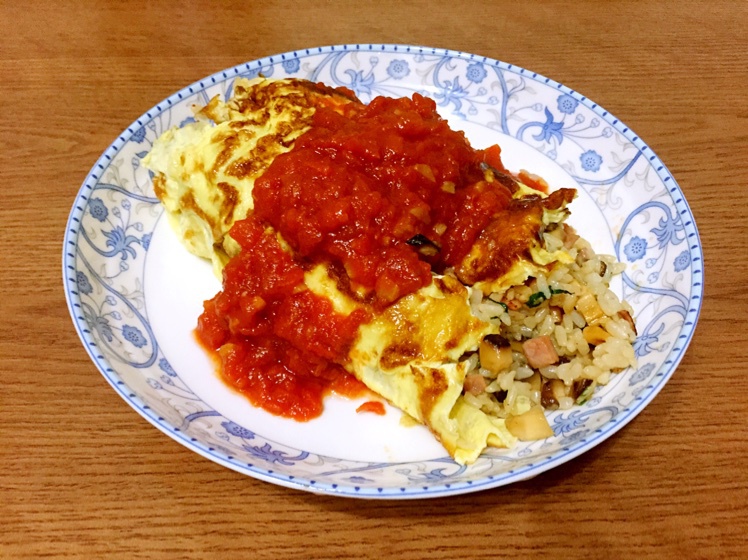 黄金茄酱蛋包饭