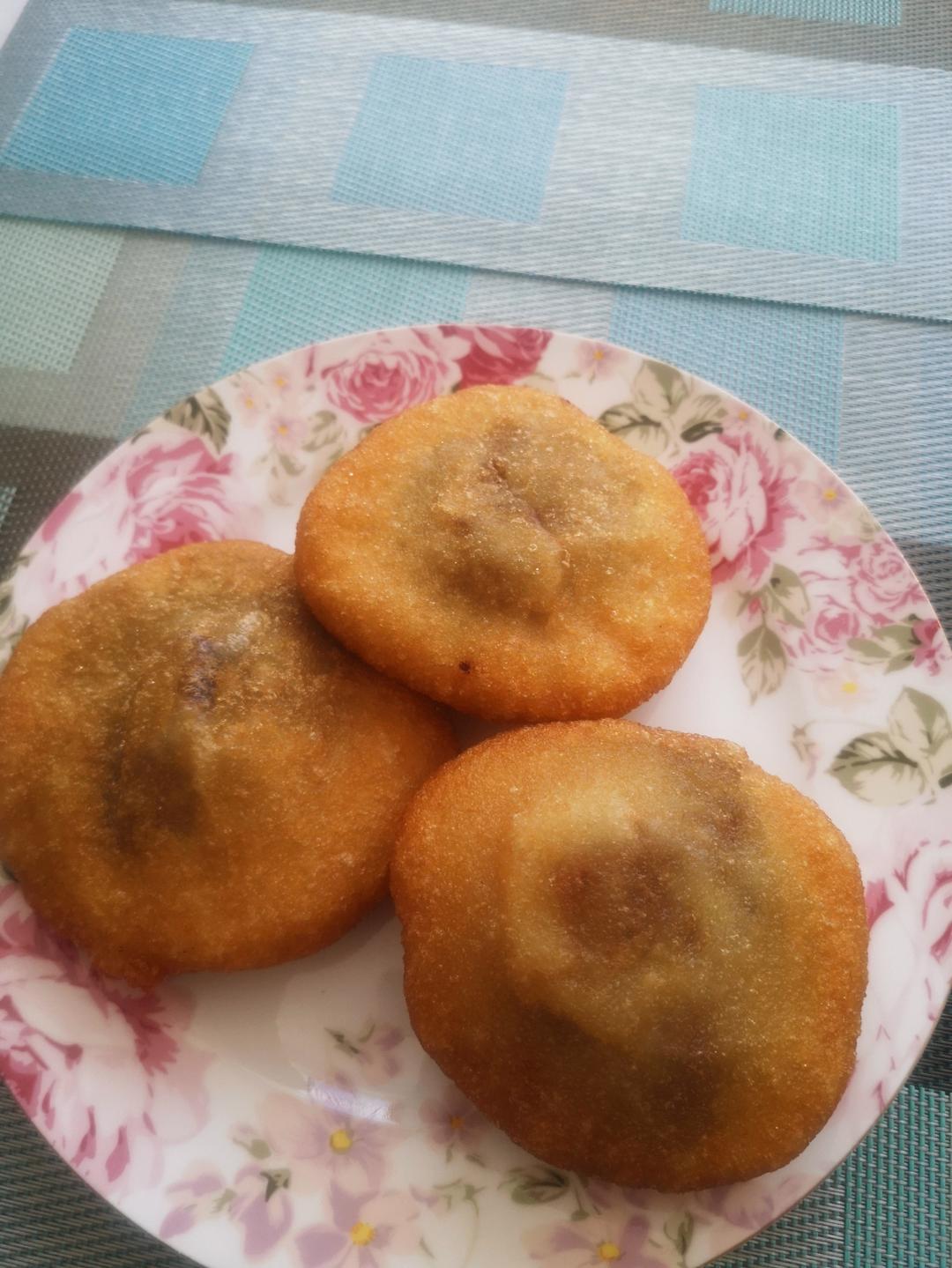东北油炸糕（糯米粉豆沙馅儿）不翻车很简单