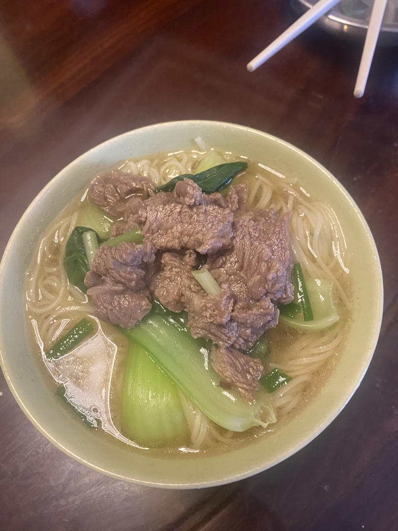 简单的牛肉面