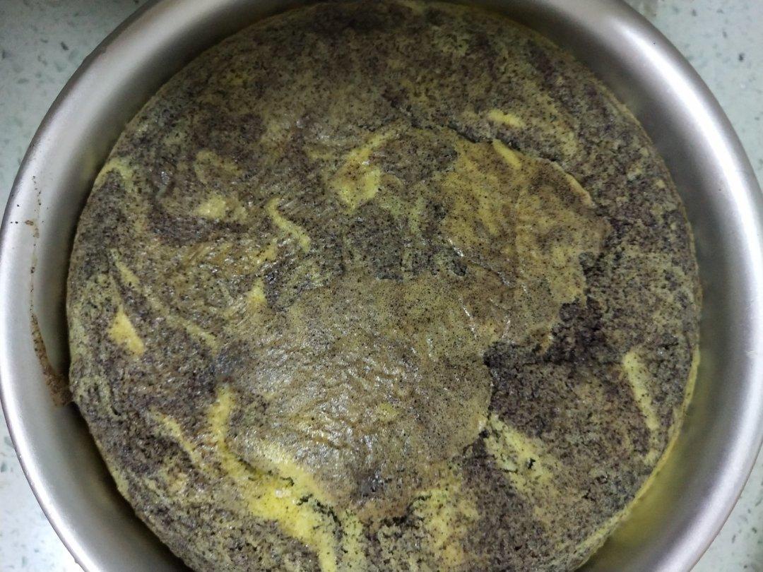 黑米蒸糕