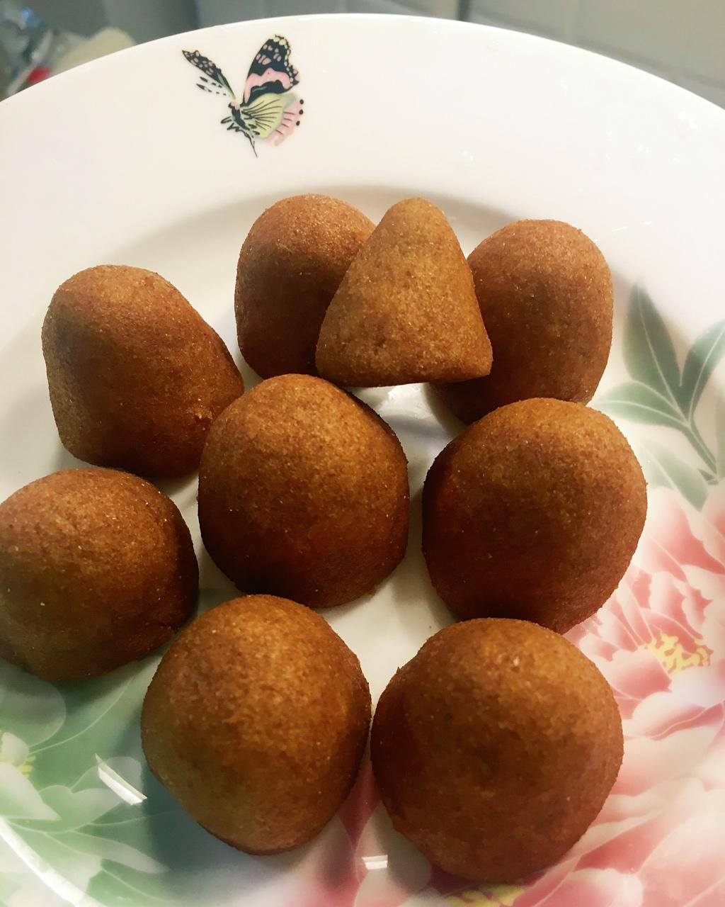 wawa23做的栗子面小窝头