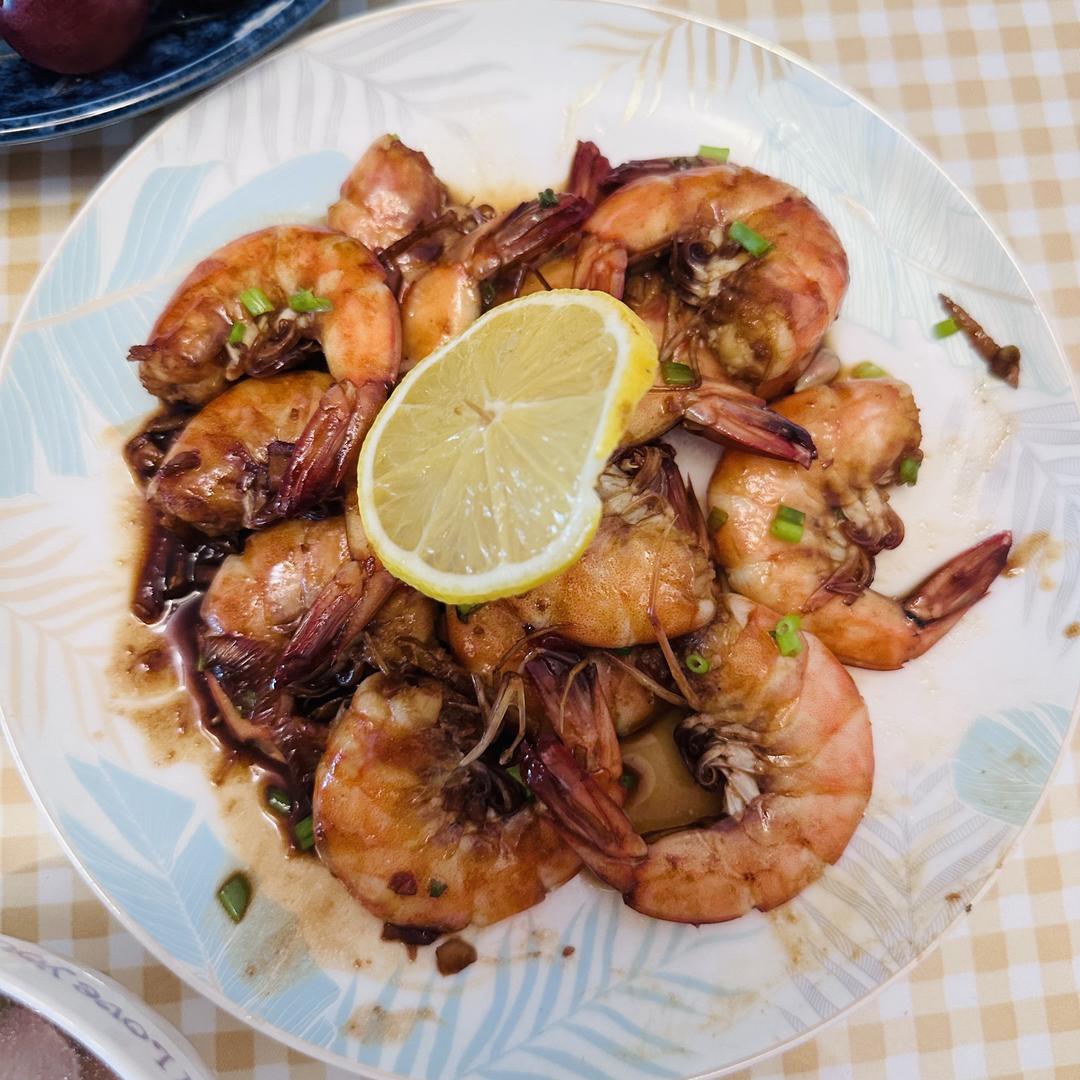 家庭版油焖大虾