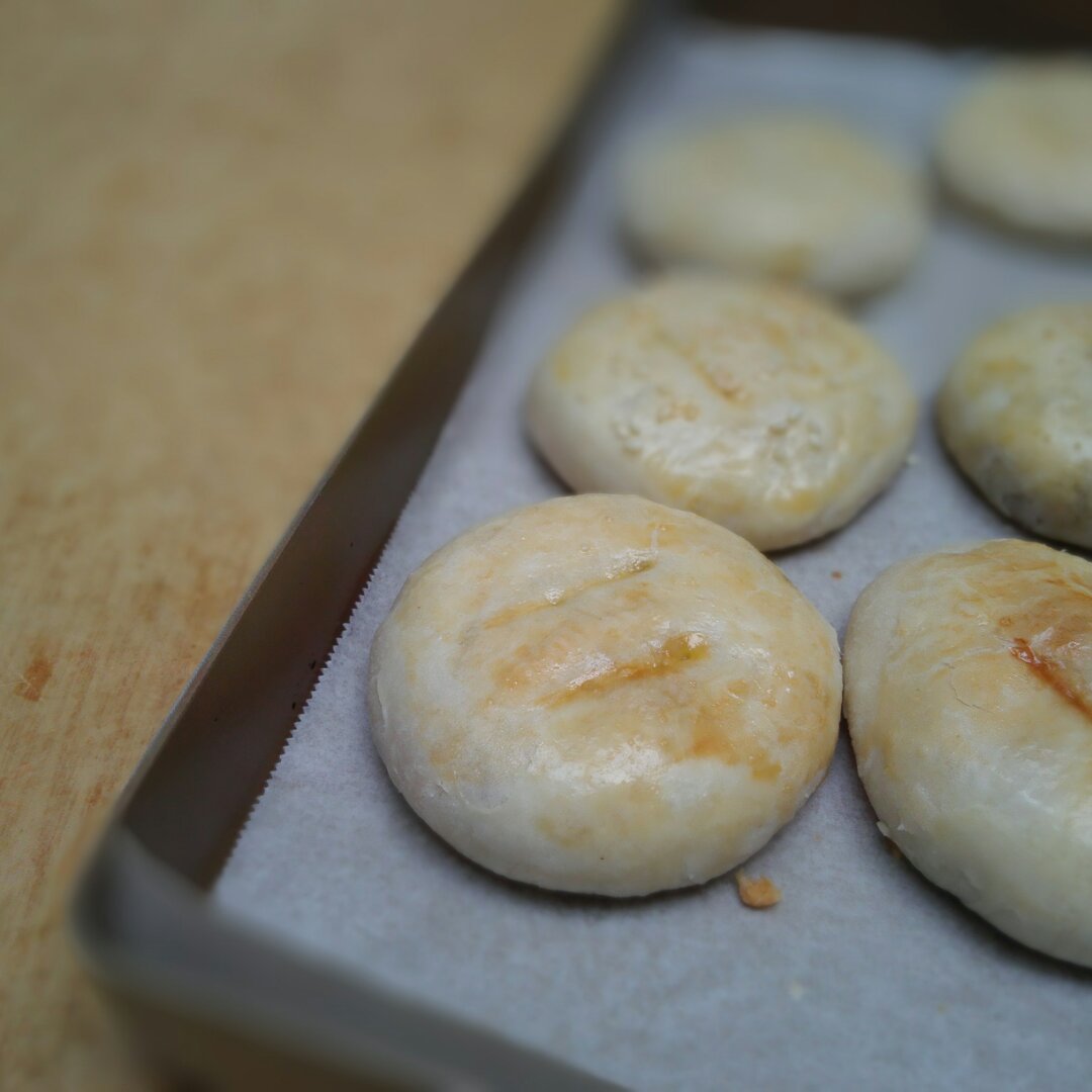老婆饼 蔓越莓糯米馅 黄油版