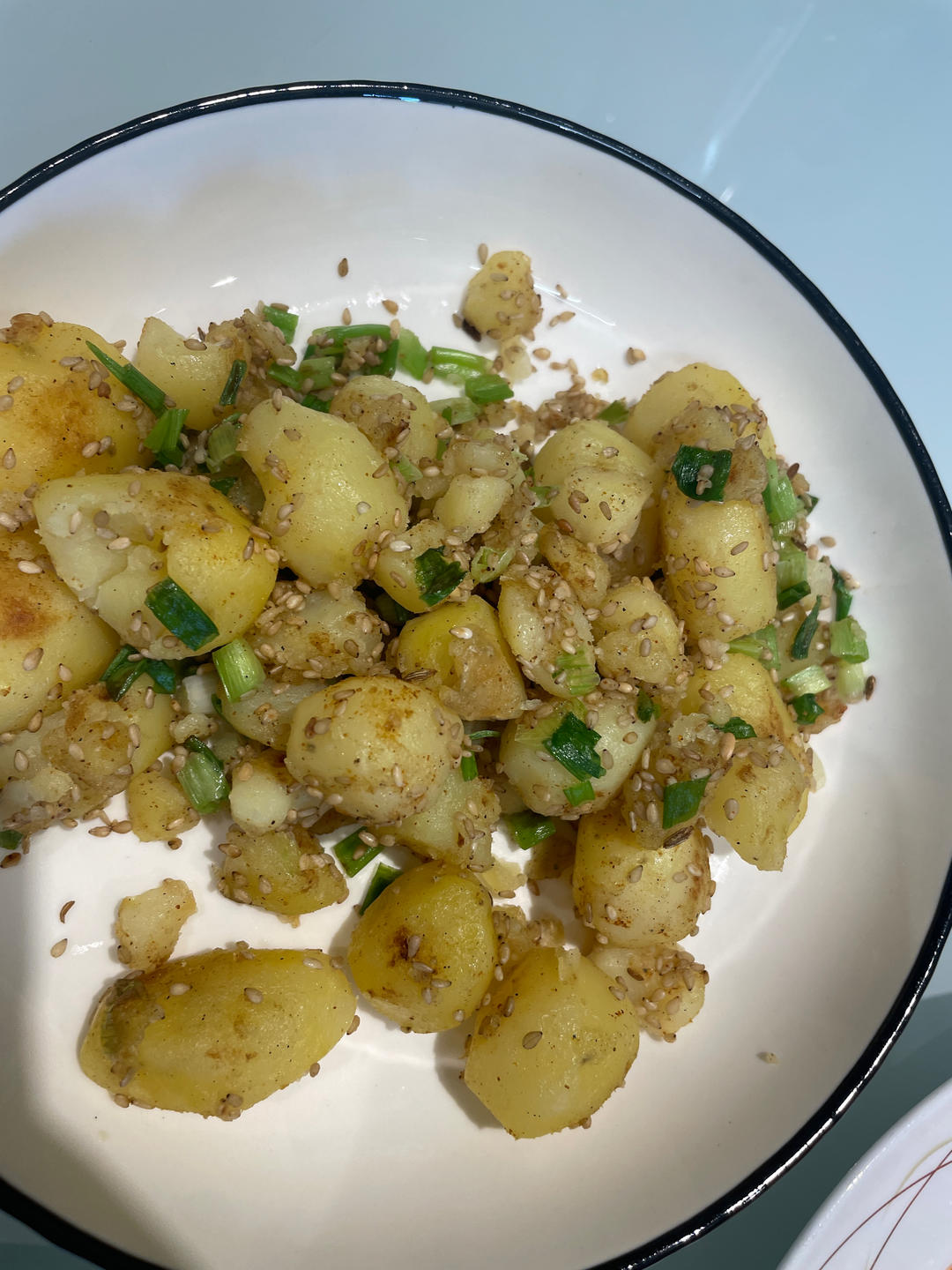 恩施小土豆|香煎土豆有小吃摊那味儿了！