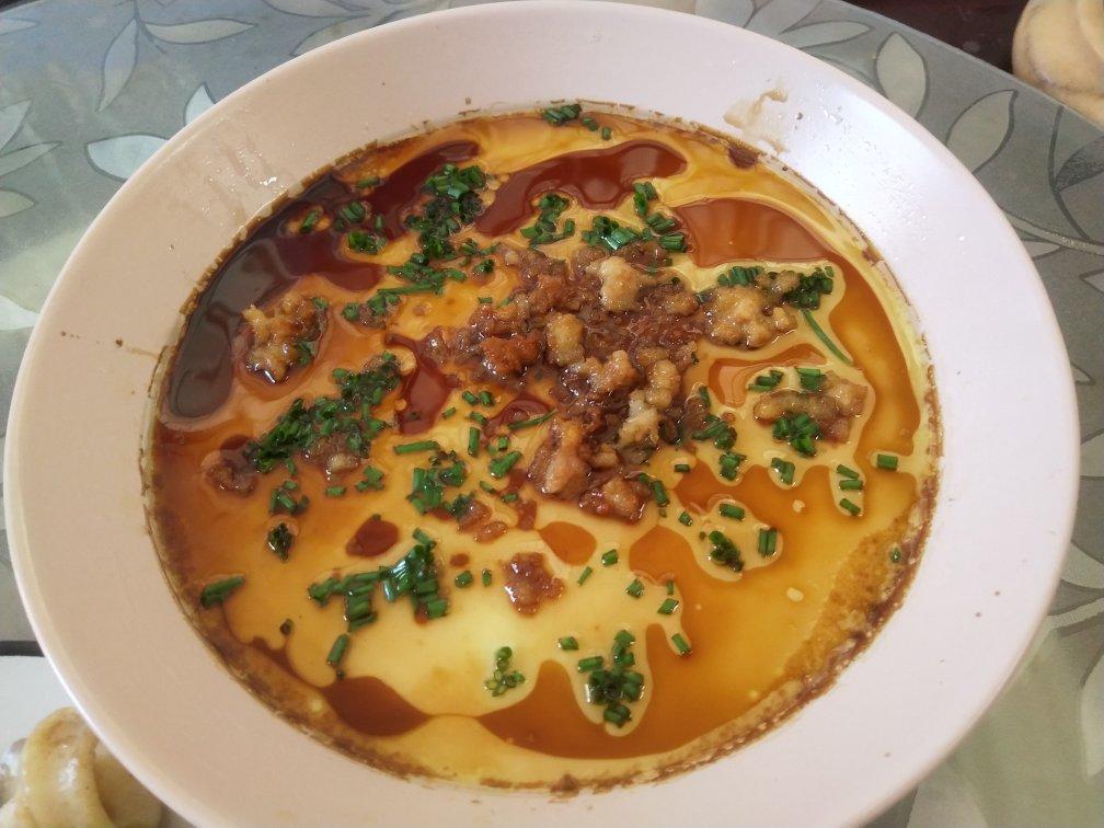 肉末蒸蛋羹：厨房小白都可以蒸出好吃的鸡蛋羹哟
