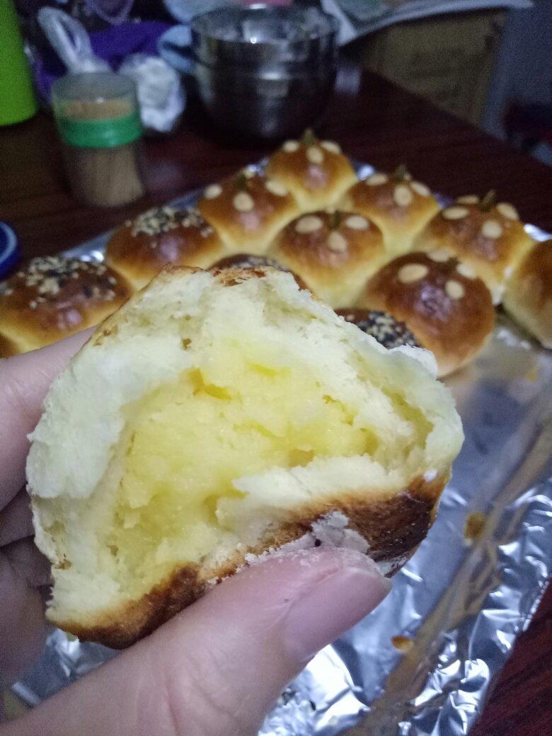 奶黄小餐包-一次发酵超好吃（附快手奶黄馅制作方法）