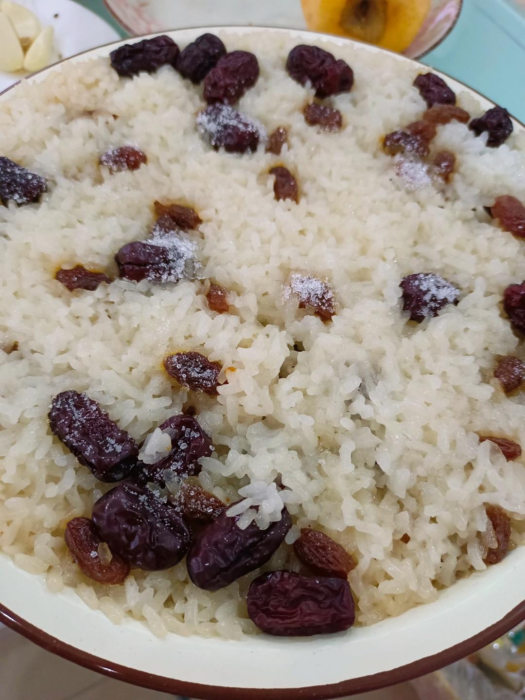 甜甜的红糖糯米饭