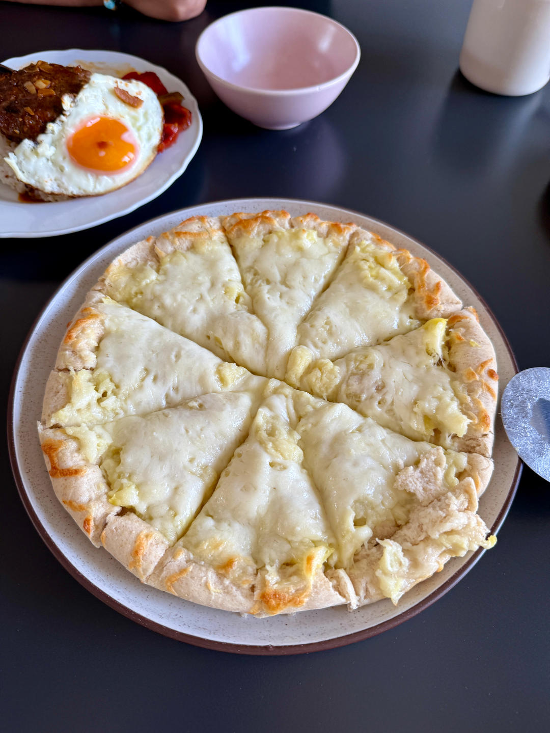 烘焙-全麦奶香榴莲披萨