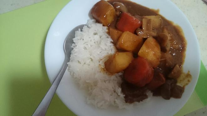 日式牛肉咖喱饭カレーライス🍛的做法