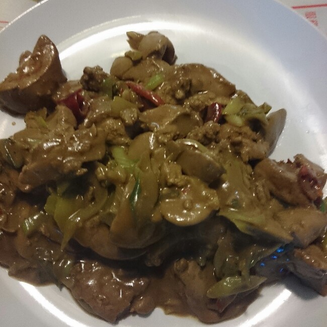 生炒鸡肝