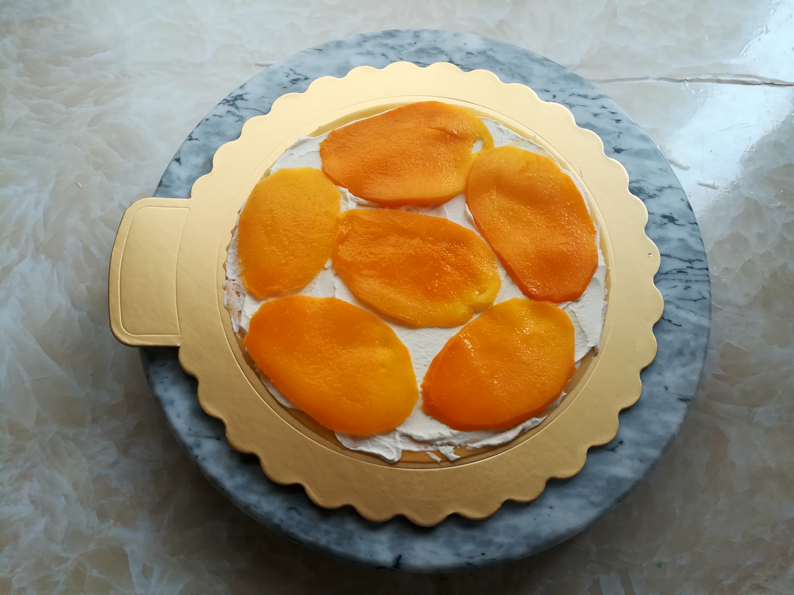 8寸千层芒果蛋糕的做法 步骤15