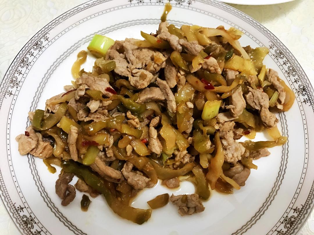 榨菜肉丝（极简版）
