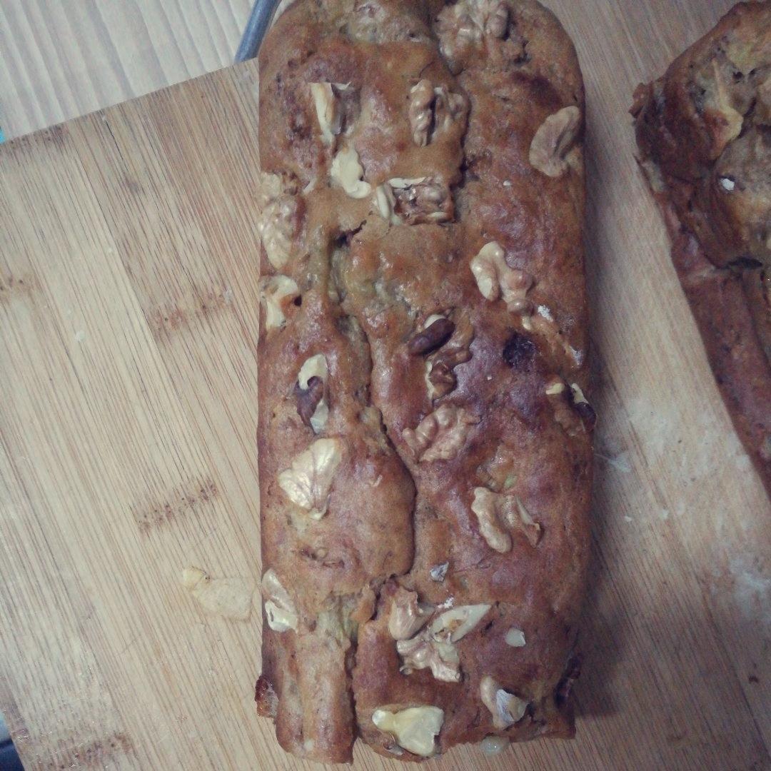 香蕉核桃蛋糕（低油少糖健康版）