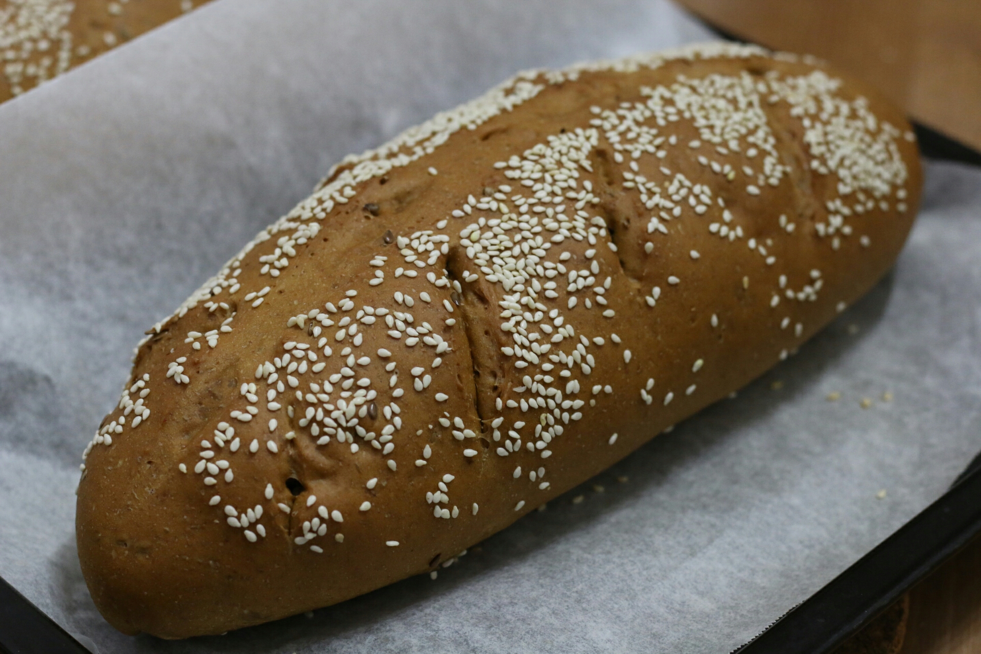 【黑糖全麦核桃软欧】直接法一次发酵面包的做法