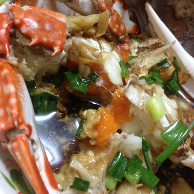 葱油蟹