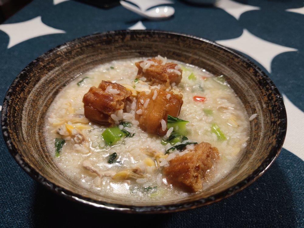 小火腿做的菜泡饭