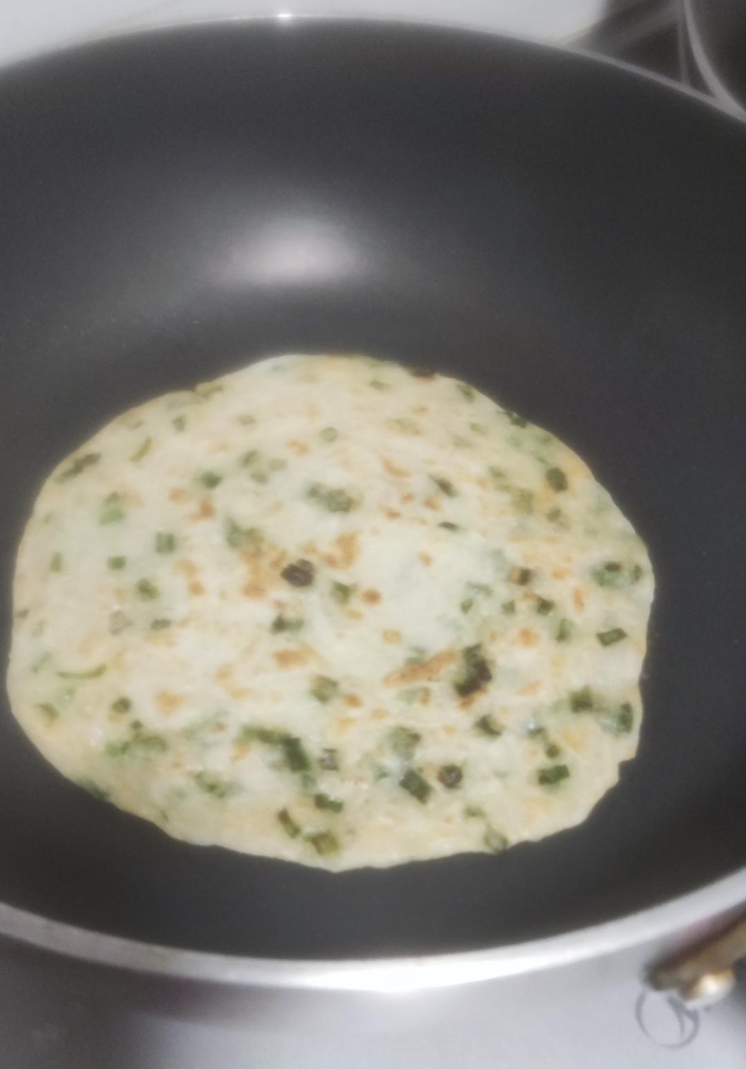 葱香四溢手抓饼