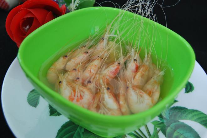 盐水海白虾的做法