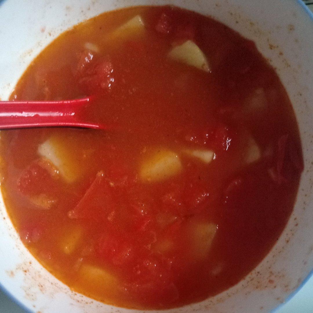 超级浓超好喝的番茄土豆汤