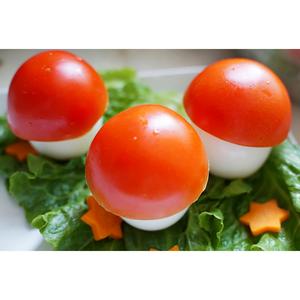 超萌番茄“蘑菇”意面的做法 步骤9