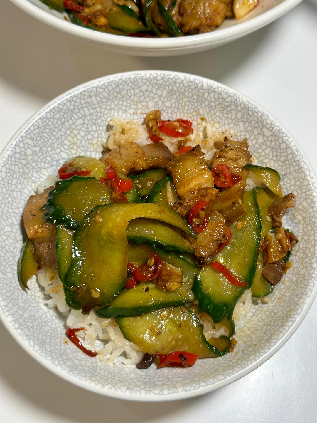 醬香五花肉炒青瓜，超香 超下飯！的做法 步驟2