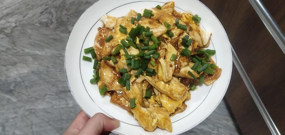 焖煎豆腐
